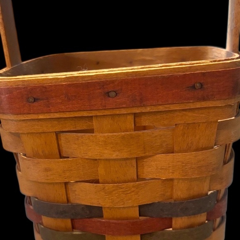 Vintage 1992 Longaberger Shades of Autumn Bittersweet Basket - Picture 12 of 16